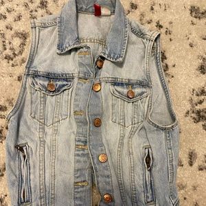 Jean jacket vest